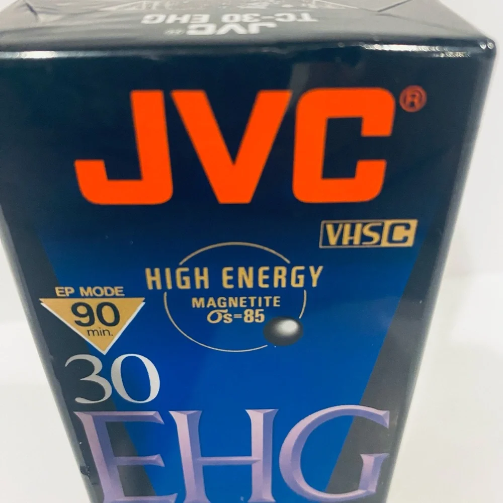 JVC VHS-C High Energy Magnetite Camcorder Video EHG Tape NEW